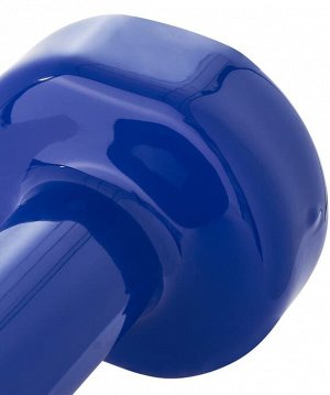 Гантель виниловая DB-101 5 кг, темно-синий