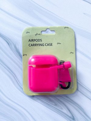 Кейс (чехол) для наушников AirPods 1,2 c шнурком для вкладышей