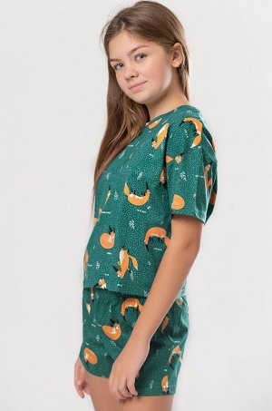Хлопковая пижама для девочки Happyfox