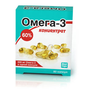 RealCaps / Омега-3 концентрат 60% капс.1000 мг №80капс