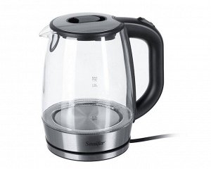Чайник электрический, 1,7 литра/Чайник автоматический/Стильный прозрачный чайник для кухни