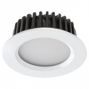 357600 SPOT NT18 228 белый Встраиваемый светильник IP44 LED 3000K 10W 100-265V DRUM