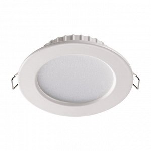 358028 SPOT NT19 234 белый Встраиваемый светильник IP20 LED 4100К 7W 220V LUNA