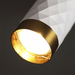 4286/1C HIGHTECH ODL22 213 белый/золотистый/металл Потолочный светильник IP20 LED GU10 max 10W AD ASTRUM