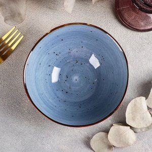 Салатник «Индиголит», 14*13,5*5 см, цвет синий