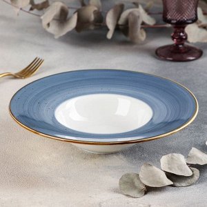 Тарелка для пасты «Индиголит», d=24 см, цвет синий