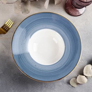 Тарелка для пасты «Индиголит», d=24 см, цвет синий