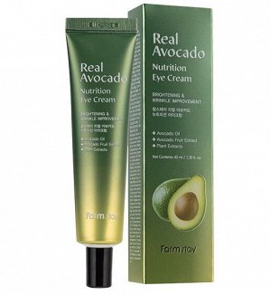 FARM STAY Питательный крем для области вокруг глаз с экстрактом авокадо Real Avocado Nutrition Eye Cream