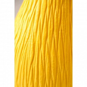 Ваза керамическая "Лиза", настольная, жёлтая, 32 см