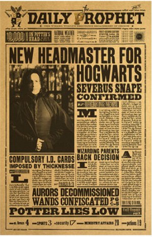 Плакат Северус Гарри Поттер