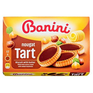 бисквит BANINI Nougat Tart 210 г 1/12