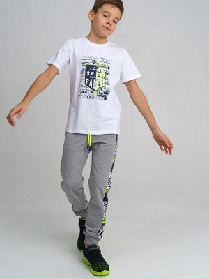 Комплект для мальчиков: брюки трикотажные, куртка текст с полиуретан, фуфайка (футболка) трикотажная