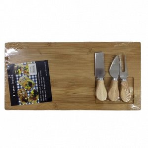 Набор для подачи сыра/Разделочная доска с ножами для сыра