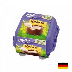 Milka Loffel-Ei Milchcreme 136g - Шоколадные яйца Милка со сливочной ...