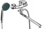 Смеситель для ванны AquaDV 600-01/600-02L/600-01L (излив 35 см, метал ручка)