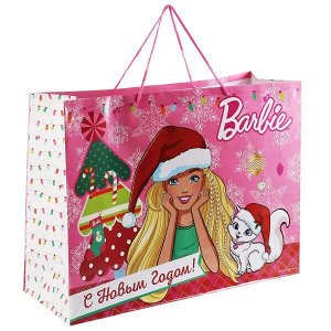 CLRBG-BRBNY-05 Играем Вместе. Barbie. С Новым Годом! Пакет подарочный 46х61х20см, бум., в пак. уп-12шт в кор.6уп