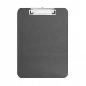 Планшет А4, с верхним прижимом, картон +ПВХ, черный, толщина 1,75мм, Attomex