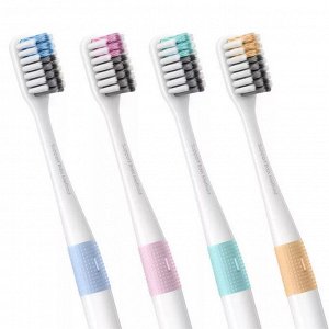 Набор зубных щеток Xiaomi DR.BEI Bass Method Toothbrush / 4 шт.