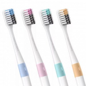 Набор зубных щеток Xiaomi DR.BEI Bass Method Toothbrush 4 шт.