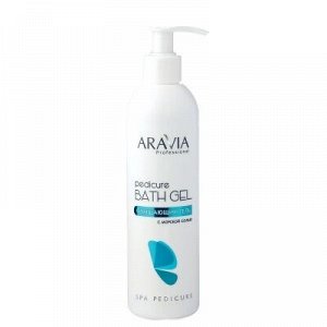 ARAVIA Professional 4022, Очищающий гель с морской солью "Pedicure Bath Gel", 300 мл