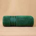 Полотенце банное Harmonika цвет: темно-зеленый (70х130 см)