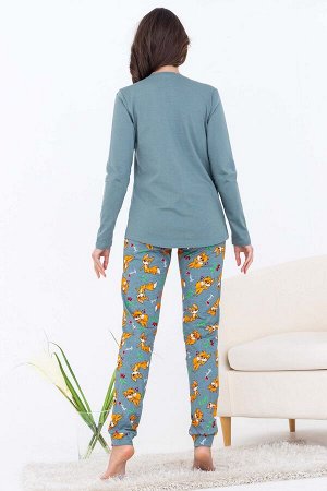 Женская пижама с брюками 10881
