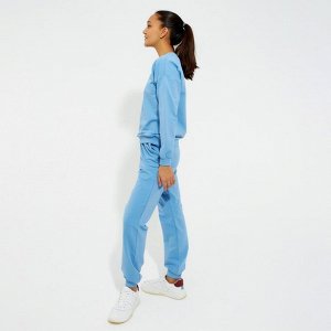Костюм женский (свитшот, брюки) MINAKU: Casual Collection цвет голубой