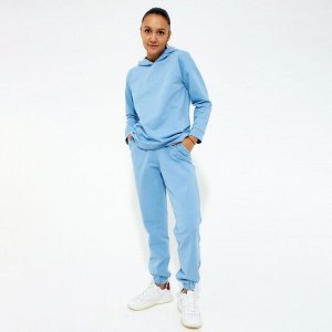 Костюм женский (худи, брюки) MINAKU: Casual Collection цвет голубой