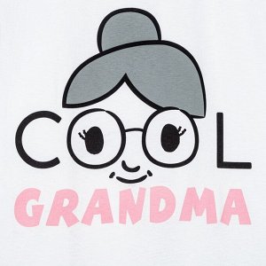 Футболка женская KAFTAN Cool grandma, размер 52-54, белый