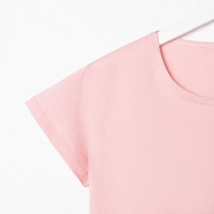 Пижама женская (футболка и брюки) KAFTAN "Basic" цвет розовый