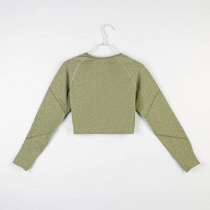 Рашгард женский спортивный со сборкой, цвет олива, L Russian Brand