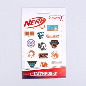 Наклейки-татуировки NERF, 2 листа 7732569