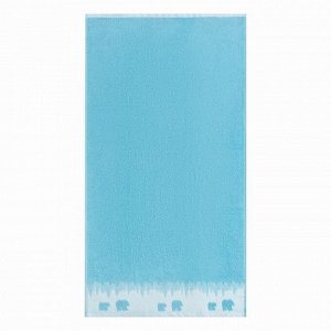 Полотенце махровое Love Life "Winter dream" 70х130 см, голубой, 100% хл, 400 гр/м2