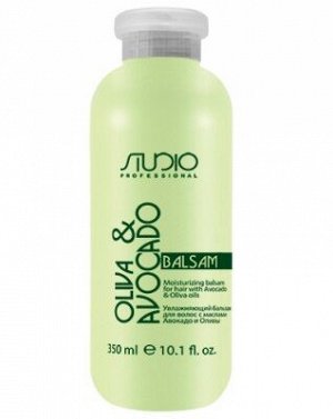 Kapous Studio Professional, Увлажняющий бальзам для волос с маслами Авокадо и Оливы, 350мл арт.2638