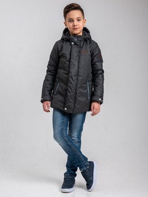 yollochka Куртка демисезонная для мальчика М-22 темно-серый