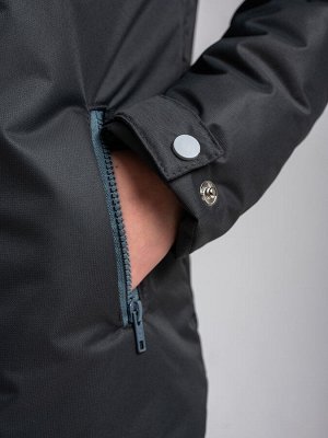 Куртка демисезонная для мальчика М-22 темно-серый