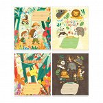 Тетрадь 12л., косая линия MESHU &quot;Jungle animals&quot;