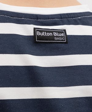 Синяя футболка Button Blue