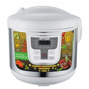 Мультиварка OPTIMA MC-5101 (11 реж., Led-диспл., антиприг.покр.чаши, электр. упр.,аксесс.,5л,900Вт)