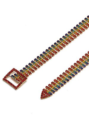 Чокер ожерелье колье с камнями колье-воротник украшение на шею ошейник "Натали" #686921