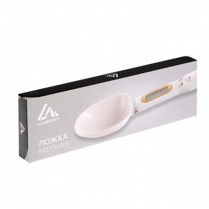 Мерная ложка Luazon LV-507, электронные, до 0.5 кг, чёрная