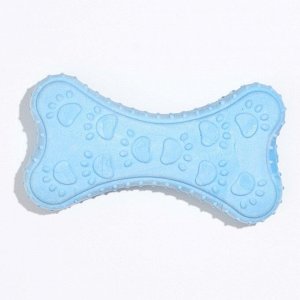 Игрушка плавающая "Лапки" Пижон Premium, вспененный TPR, 10,5 х 5,5 х 2 см, голубая