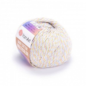 Пряжа YarnArt Baby Cotton Multicolor цвет №5212 Детский меланж