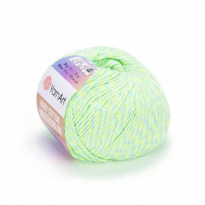 Пряжа YarnArt Baby Cotton Multicolor цвет №5206 Салатовый