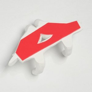 Декор настенный с вешалкой TAKE IT EASY «Голубки», панно, 10.5x7 см, белый