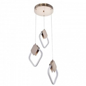 Светильник BayerLux 1794/3 LED 72Вт 3000К золото 43х43х23-123см