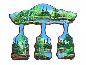 Панно на стену Лето 50*17см, 12,5*26см