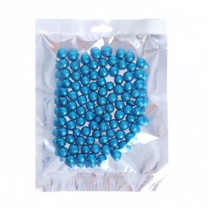 Фигурка для поделок и декора «Шар», набор 40 шт., размер 1 шт. 0,8-1,2 см, цвет синий