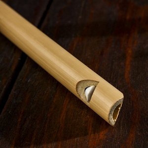 СИМА-ЛЕНД Музыкальный инструмент Свисток из бамбука 17х1,5х1,5 см