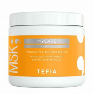 TEFIA Mycare Маска для интенсивного восстановления волос / Intensive Mask for Damaged Hair, 500 мл